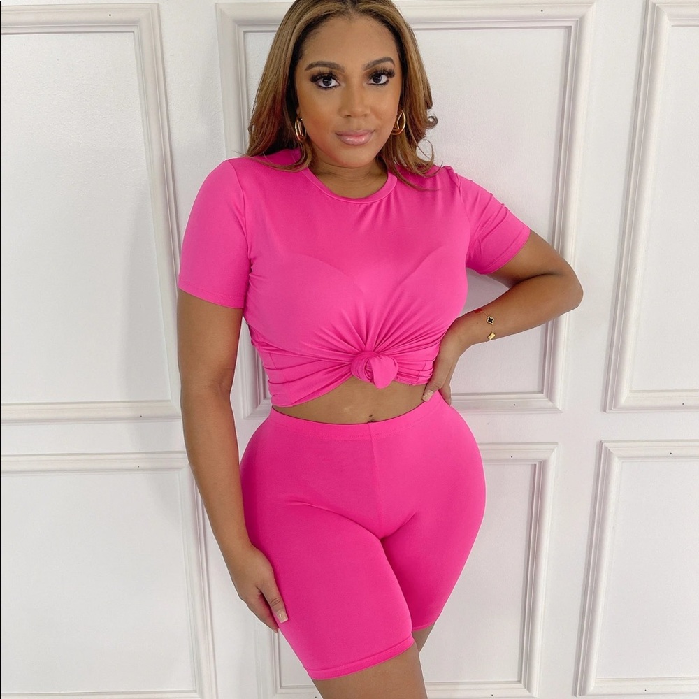Do you summer biker short Set